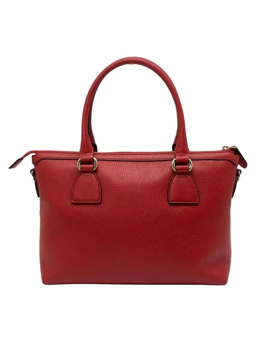 Gucci Handbag Red Leather - Picture 3 of 10